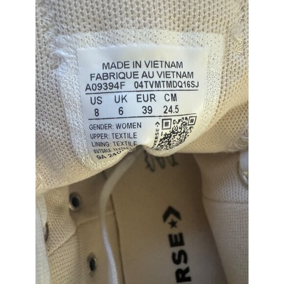 Converse Chuck Taylor All Star Lift Platform Canvas Sneakers Amethyst Sz 8 Women - Picture 8 of 12